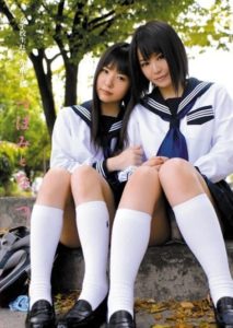 XY-085d Senior Schoolgirls and I. Tsubomi and Natsu